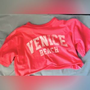 venice beach cropped shirt